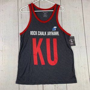 Rock Chalk Jayhawk Kansas‎ University NCAA Blue 84 Medium Black Jersey New Men